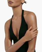 Crossover Stud Earrings in 18K Yellow Gold with Diamonds, 11mm